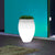 Macetero redondo con luz solar ALOE 45