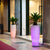 Bamboo planter with light 70