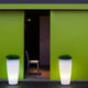 Bamboo planter with light 70