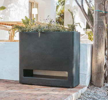 JUNCO 80 colored rectangular flower pot