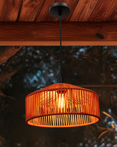 CALABARDINA#ILUMINACION_Cable 5m + florón (Bombilla no incluida)#Color_Terracota