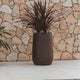 CIRCOOLAR Round flowerpot in CAMELIA colour Recycled material