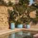 CIRCOOLAR Round flowerpot in CAMELIA colour Recycled material