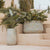CIRCOOLAR Round flowerpot in CAMELIA colour Recycled material
