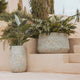 CIRCOOLAR Round flowerpot in CAMELIA colour Recycled material