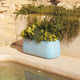 CIRCOOLAR Round flowerpot in CAMELIA colour Recycled material