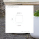 CIRCOOLAR Round flowerpot in CAMELIA colour Recycled material