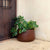 CIRCOOLAR Round flowerpot in CAMELIA colour Recycled material
