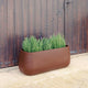 CIRCOOLAR Round flowerpot in CAMELIA colour Recycled material