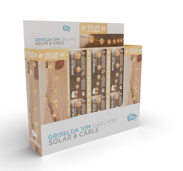 GUIRNALDA SOLAR PARA EXTERIOR GRISELDA