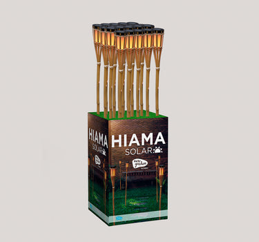 X24 Pica solar para jardín con luz efecto fuego HIAMA
