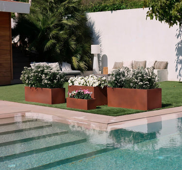 JARA 60 x 20 rectangular colored flower pot