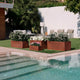 JARA 60 x 20 rectangular colored flower pot
