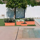 JARA 60 x 20 rectangular colored flower pot