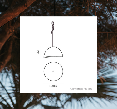 Lámpara colgante LUNA 40