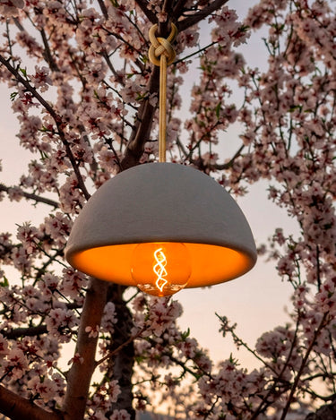 LUNA#Alimentación_Batería recargable (Sin instalación) Luz cálida#tamañoTamaño_ø38.5 x 22 cm#color_Blanco