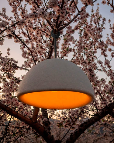 LUNA#tamaño_LUNA 80 (ø80 x 41 cm)#color_BLANCO#Alimentación_Batería recargable (Sin instalación) Luz cálida
