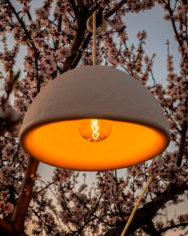 LUNA#tamaño_LUNA 60 (ø60 x 31 cm)#color_BEIGE#Alimentación_Batería recargable (Sin instalación) Luz cálida