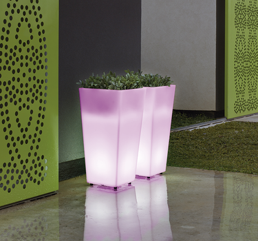 Planter with light MELISA 30