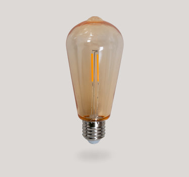 Bombilla Led 220V ST64 E27 de filamento e irrompible (Pack 10)