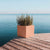 SQUARE NARCISO COLOR PLANTER 35