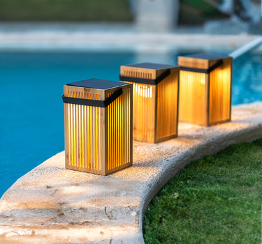 Farol solar portátil sin cables con OKINAWA LANTERN