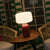 PHOEBE 40 TABLE LAMP BURGUNDY COLOUR