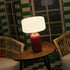 LÁMPARA DE MESA PHOEBE 40 COLOR BORGOÑA