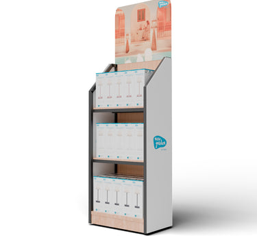 EXPOSITOR LOLA 30 SLIM V1 (3 BALDAS METALICO TALLA M)