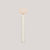 Solar-powered floor lamp with twilight sensor – Rachel 145, Beige
