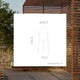 DESIGN FLOOR LAMP WITH WOODEN LEGS ROCKET 70