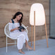 DESIGN FLOOR LAMP WITH WOODEN LEGS ROCKET 70