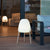 DESIGN FLOOR LAMP WITH WOODEN LEGS ROCKET 70