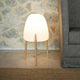DESIGN FLOOR LAMP WITH WOODEN LEGS ROCKET 70