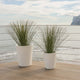 GERBERA 33 colored round flowerpot