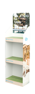 Expositor Be Happy – Display de Suelo 3 Estantes
