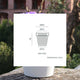 Round colored flower pot MAGNOLIA 30