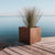 SQUARE NARCISO COLOR PLANTER 35