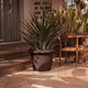 RUSTIC PINK 45 round flower pot
