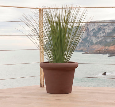 RUSTIC PINK 45 round flower pot