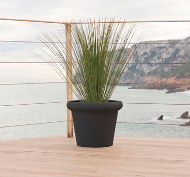 RUSTIC PINK 45 round flower pot
