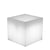 NARCISO 50 square flower pot with light