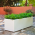 Macetero rectangular de color JARA 80 x 40 color Blanco