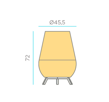 Lámpara decorativa SAONA 70 | USO INTERIOR