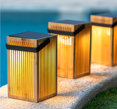 Farol solar portátil sin cables con OKINAWA LANTERN
