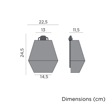 Aplique de pared sin cables CONTA 25 WALL