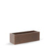 Macetero rectangular de color JARA 60 x 20 color bronce